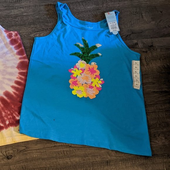 CAT AND JACK TANK TOPS SZ.XL( 14/16) - Picture 2 of 2